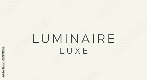 Luminaire Luxe text logo on a light background.