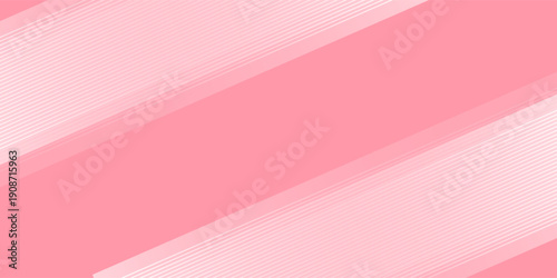 Abstract pink candy color background with halftone texture. Pink candy cream white lines design.
