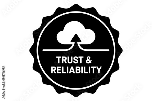 trust and reliability concept with graphic illustration