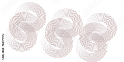 An abstract background designed to look modern and simple, with the main elements being circles and overlapping circle lines, in grey and red to emphasize the sense of movement and balance.