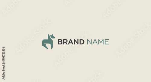 Minimalist Green Horse Logo Design for Brand Identity.