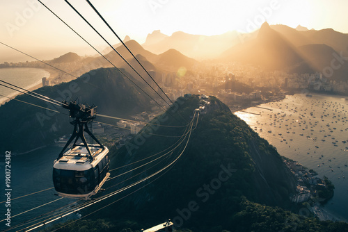 Valokuva Sunset at Pão de Açucar mountain - Rio de Janeiro 2
