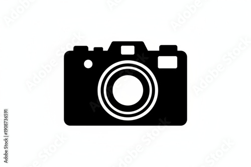 Camera Icon: A sleek, modern camera icon, embodying the essence of photography and visual storytelling, ready to capture life's precious moments.