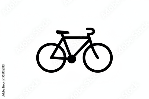 Bicycle Silhouette: A simple yet elegant silhouette of a bicycle, perfect for representing themes of travel, fitness, or eco-friendly transportation.