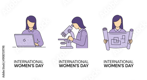 Woman Working on Computer and Researching.