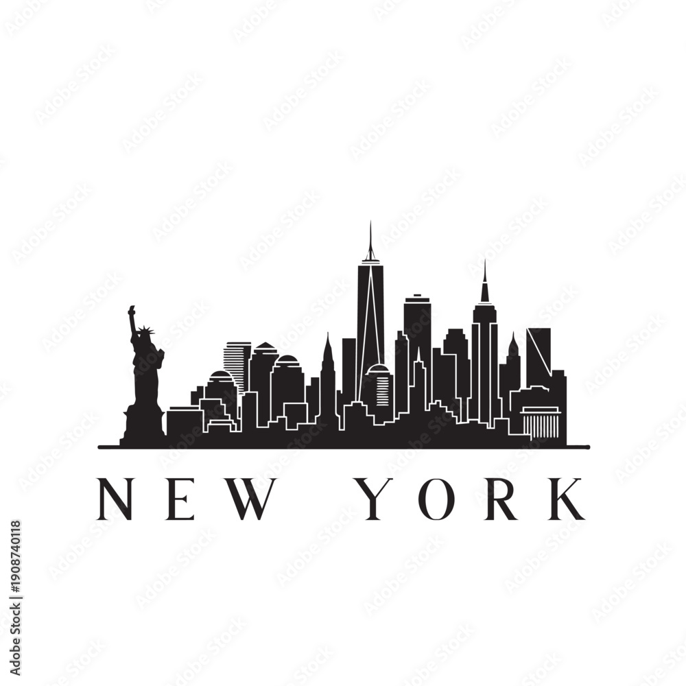 Obraz premium new york city skyline