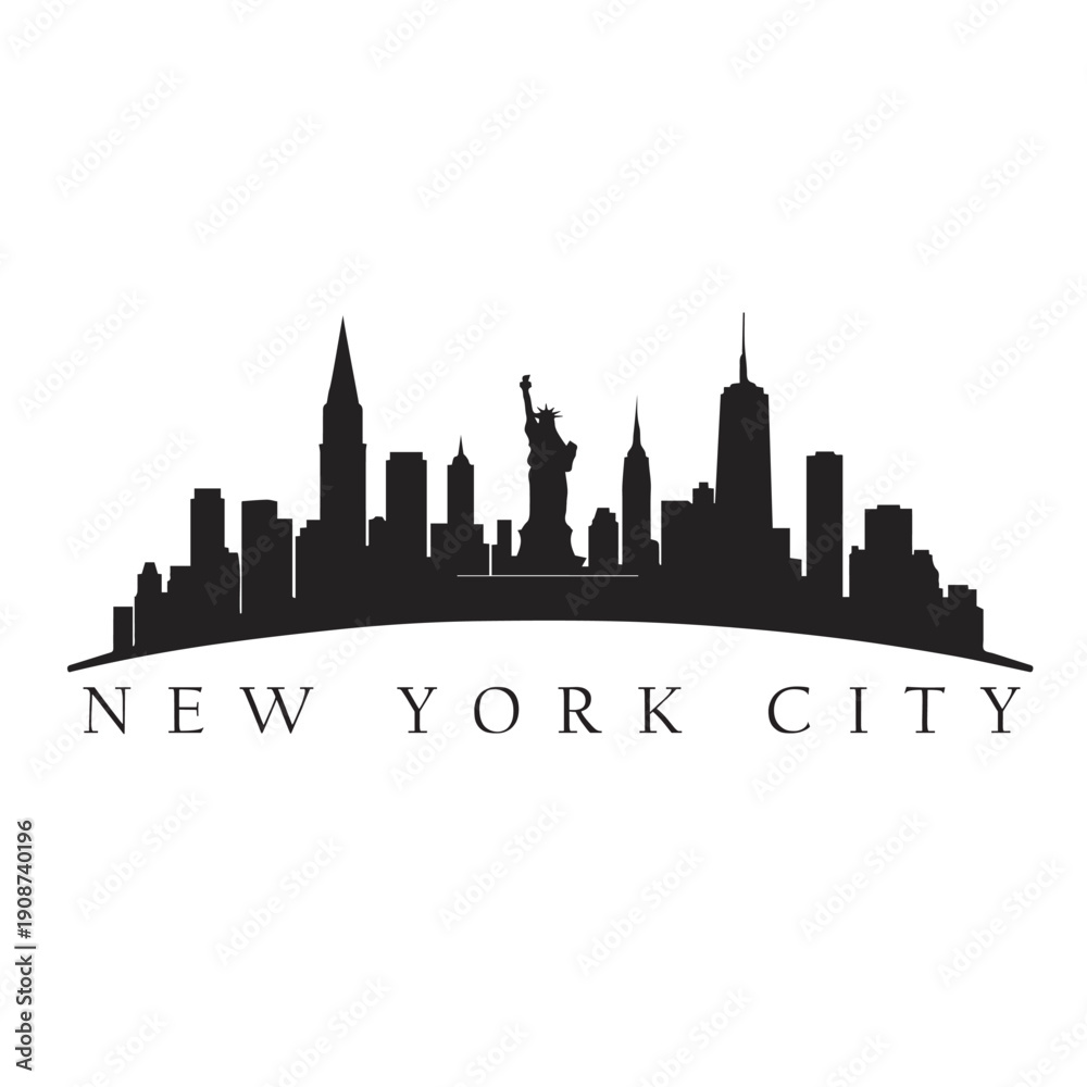 Fototapeta premium new york city skyline