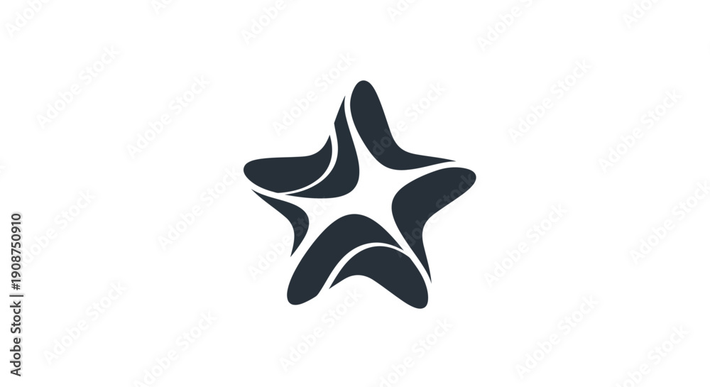 Obraz premium Abstract star symbol graphic design
