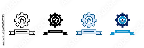 Brand Management Icon Set Multiple Style Collection