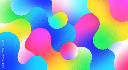 Colorful Abstract Fluid Gradient Background
