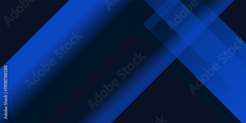 Blue black abstract background geometry shine and layer element vector for presentation design. Suit for business, corporate, institution, party, festive, seminar, and talks
