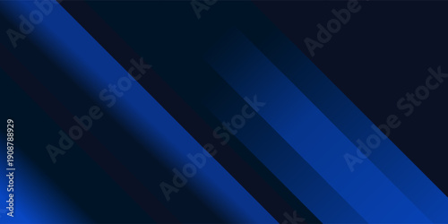 Blue black abstract background geometry shine and layer element vector for presentation design. Suit for business, corporate, institution, party, festive, seminar, and talks
