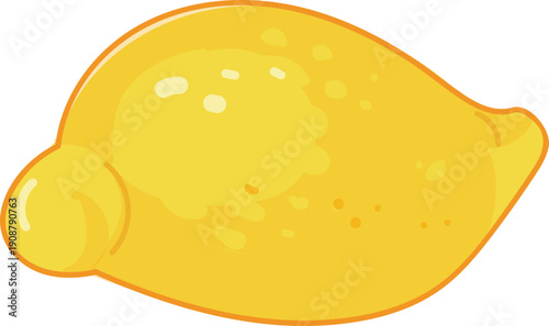 vector illustration of a lemon