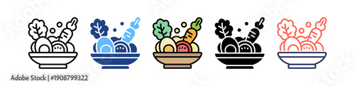 Healthy Cooking multiple icon