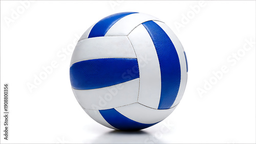 Blue Volleyball Ball for Sport and Competition on White Background Free Download Blue Volleyball Ball for Sport and Competition on White Background - GFXLoad