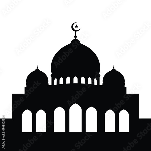 taj mahal vector illustration