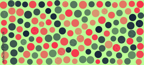 Ishihara Color Blindness Test Plate Illustration.