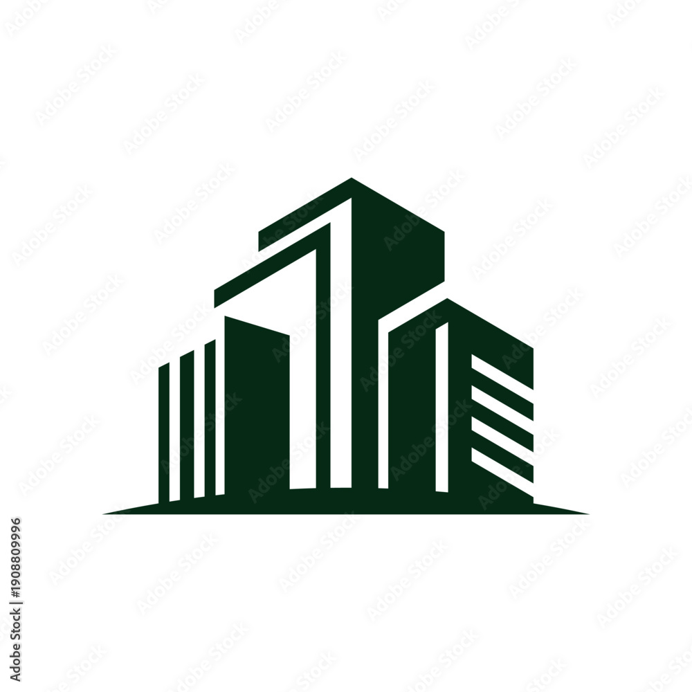 Fototapeta premium Building and Construction Logo Design Concept template illustration vector