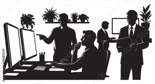 Executive Business Conference Concept – Leadership, Collaboration, and Professional Team Achievement