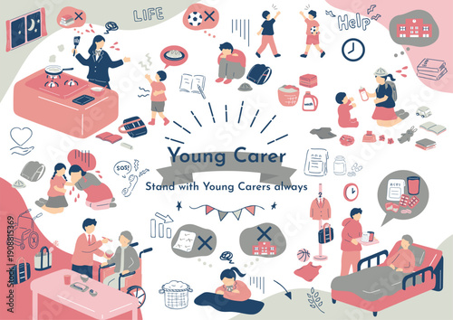 家族を支えるヤングケアラー