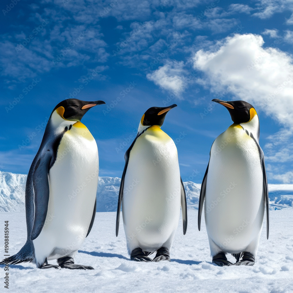 Obraz premium Emperor Penguins in Antarctica