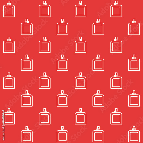 Minimalist Parfume Vector Seamless Pattern