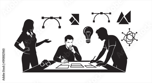 Executive Business Conference Concept – Leadership, Collaboration, and Professional Team Achievement