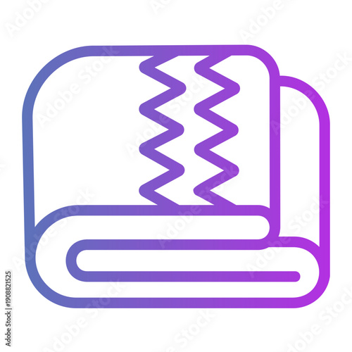 Blanket Line Gradient Icon