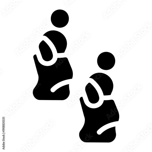 sack race Solid icon