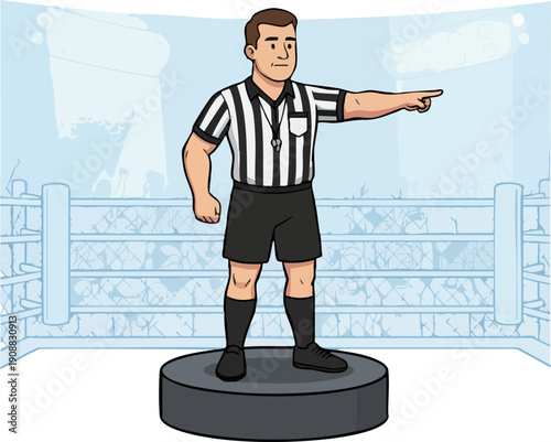 Wrestler referee