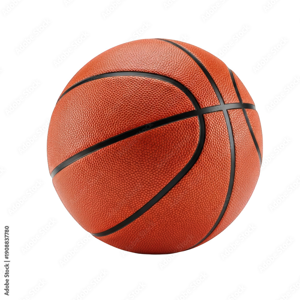 Fototapeta premium High-resolution basketball image isolated on transparent background