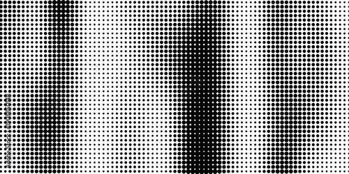 Monochrome halftone background with a gradient of dots creating a modern and minimalist design element EPS vector