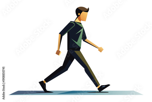 business man running