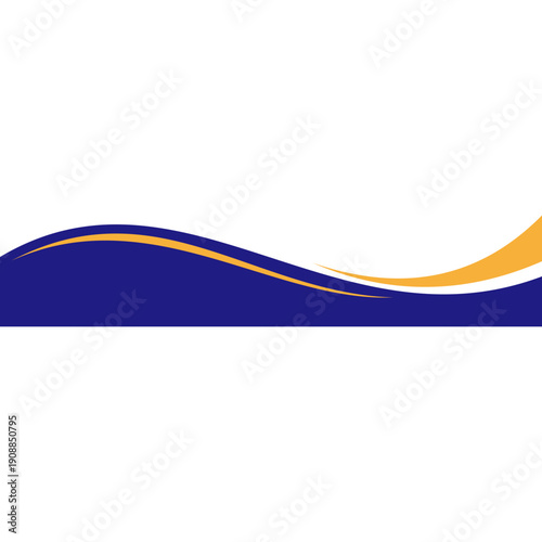 Curve footer element