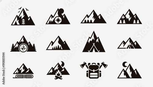 Minimalist Alpine Logo Collection