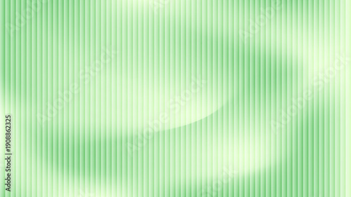 Ripple glass abstract distortion background design with light green colors. Reeded Bold dynamic design blending futuristic tones vector backdrop.