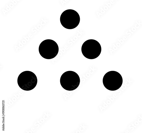 Punt Symbol. Piramid 