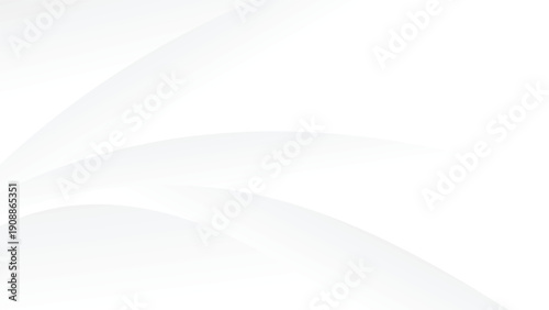 white background with abstract wavy lines and color gradient decoration 