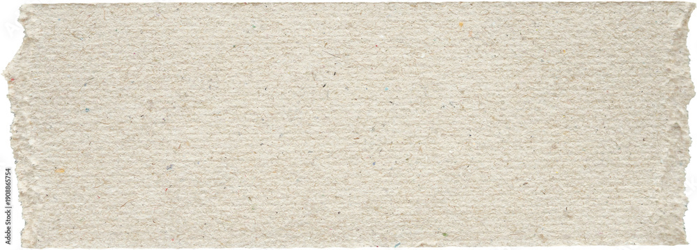 Fototapeta premium piece of white paper tear isolated on white background