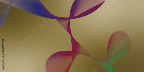 Yellow SteelBlue megenta and azure abstract shape grainy gradient background with black backdrop and noisy texture wide banner poster header design