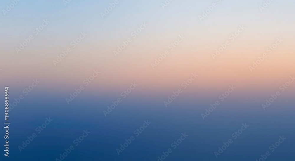 Obraz premium Smooth transition of colors in gradient from dark blue to light beige for backgrounds