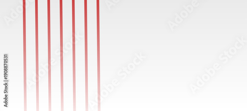 Red Vertical Lines on White Background.