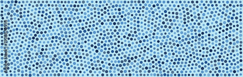 Abstract Blue Dotted Pattern Background Texture.