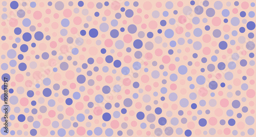 Pastel Polka Dot Background with Soft Colors.