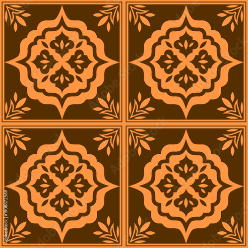 beautiful tile designs cause nice patchwork which are suitable for flooring of beautiful houses rooms halls cafes hotels and other architectures and they can be fore textile design such as clothing as
