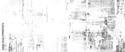 Vector old newspaper grunge background with grunge effect