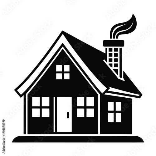 Home Icon Silhouette Vector