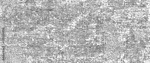 Vector black and white seamless pattern with grunge effect