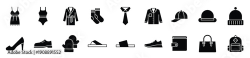 Glyph Clothing Icons