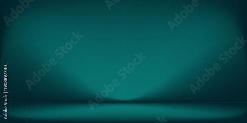 White green blurred gradient on dark grainy background, glowing light spot, copy space, eps10